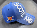 Hat - Scotland 3D Embroidered Hat - Adjustable Velcro Strap