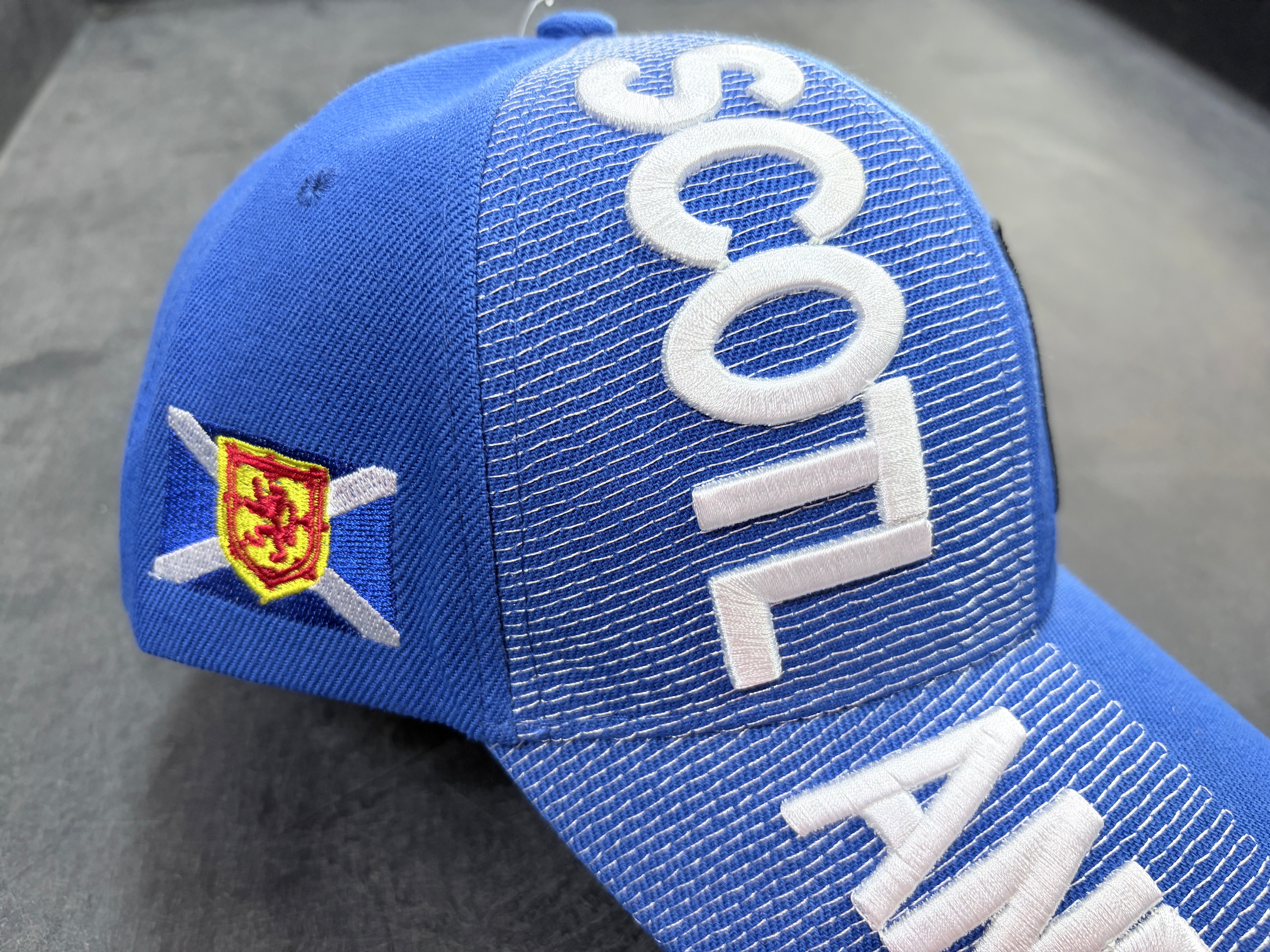 Hat - Scotland 3D Embroidered Hat - Adjustable Velcro Strap