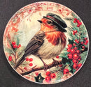 Coaster round - Custom Made Robin, various designs