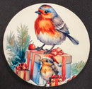Coaster round - Custom Made Robin, various designs