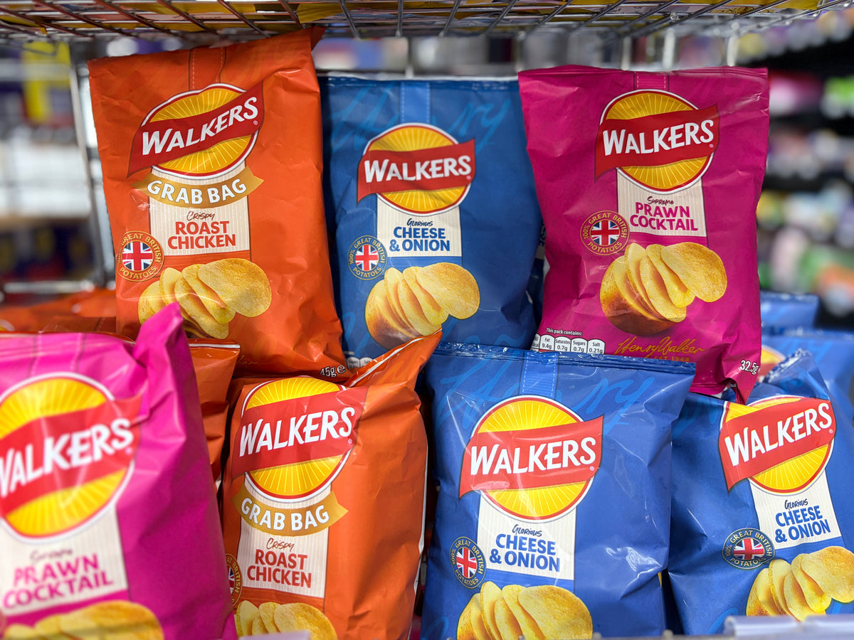 Walkers Prawn Cocktail Flavour Crisps 32.5g