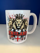 Mug 15oz Handmade Design - England Football 2026