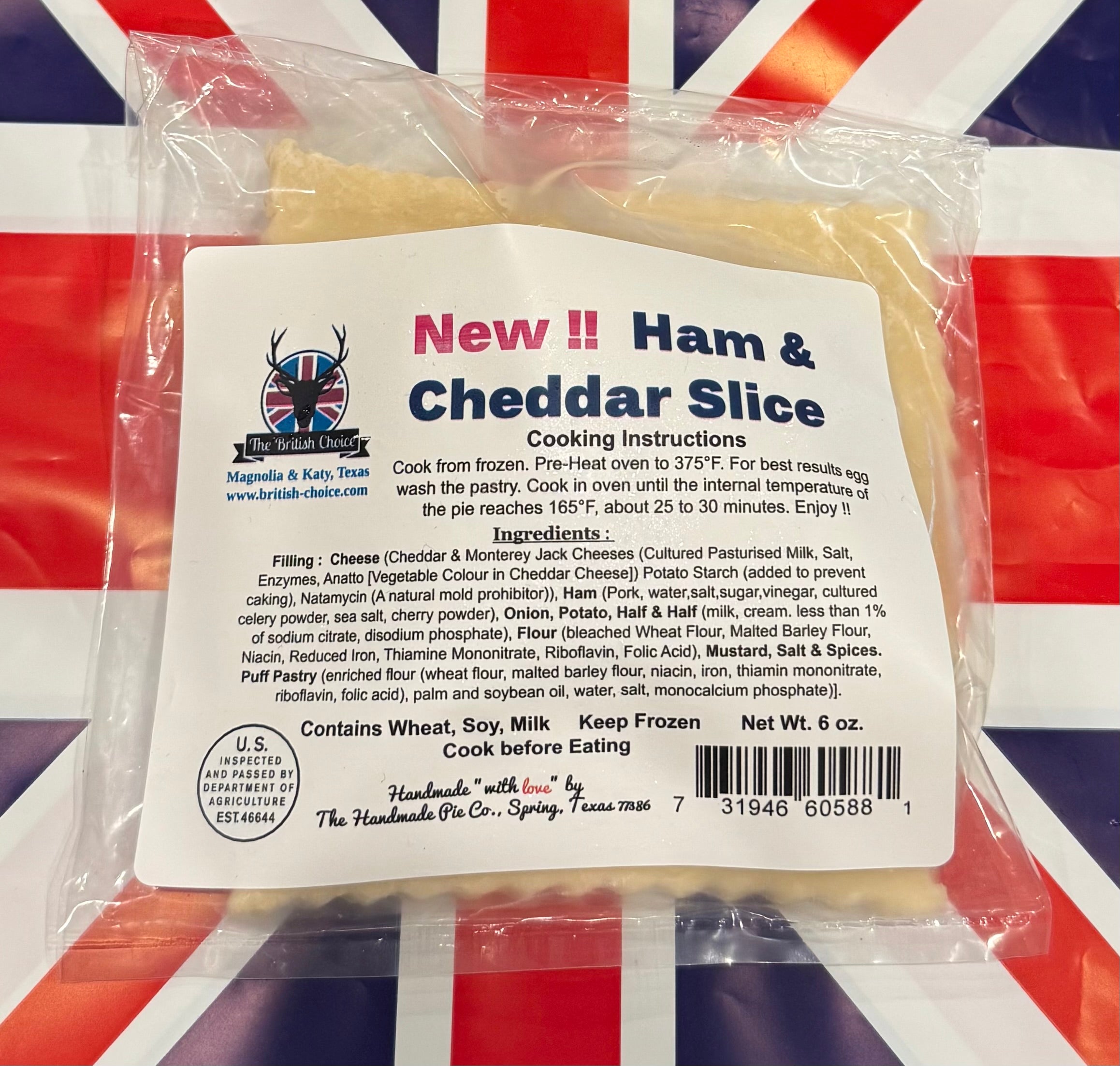 Ham & Cheddar Slice 6 oz