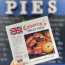 Cameron's Meat Pies 4pk 1lb towards 6lb frozen minimum