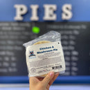 Chicken & Mushroom Pie 8oz (1/2 lb Ship Weight)