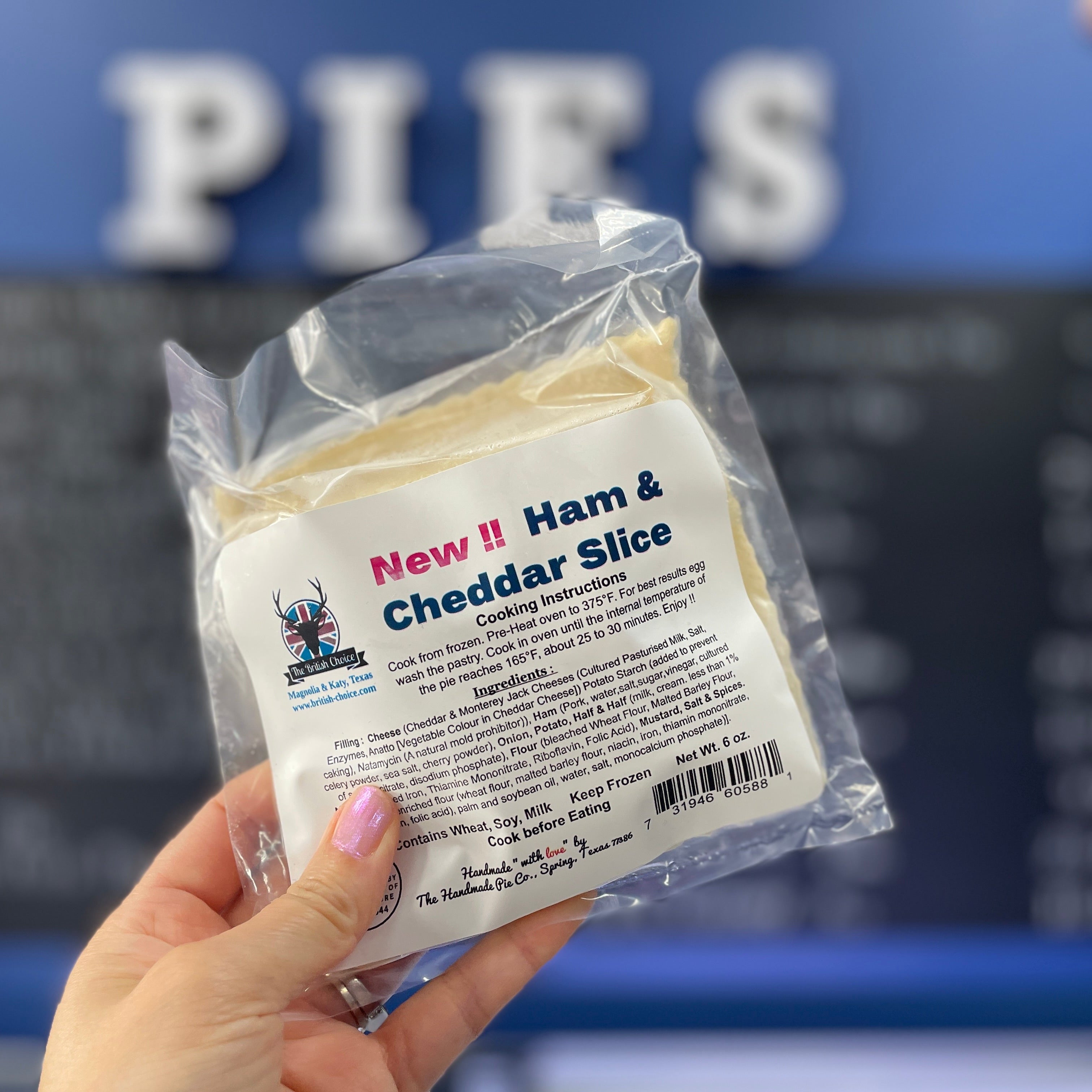 Ham & Cheddar Slice 6 oz