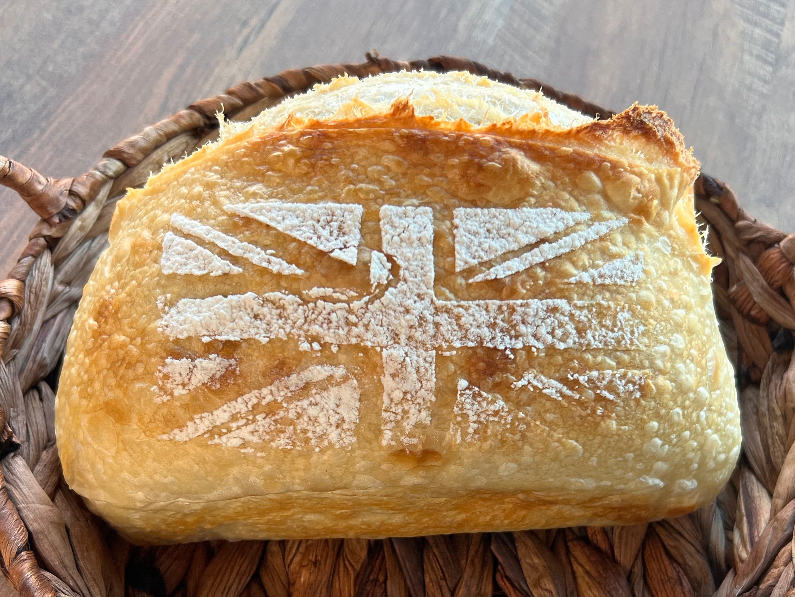 Original Sourdough Bread with Union Jack Flag (1.5lb Ship Weight) *Limit 1 per order*