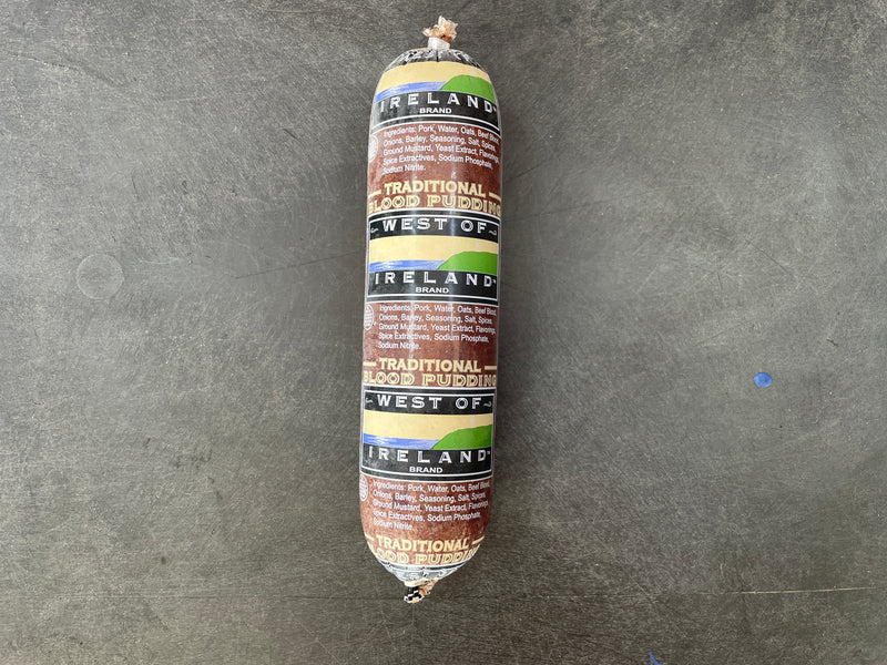 West of Ireland Black Pudding  10oz (3/4 lb Ship Weight)