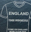 2026 England Slate Coaster (1966 Winners) 4" x 4"