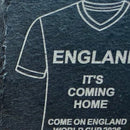 2026 England Slate Coaster (It's Coming Home) 4" x 4"