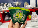 Coin Purse - Leather Shamrock Size 4.3"