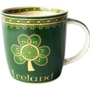 Mug - Irish Shamrock Spiral Ceramic