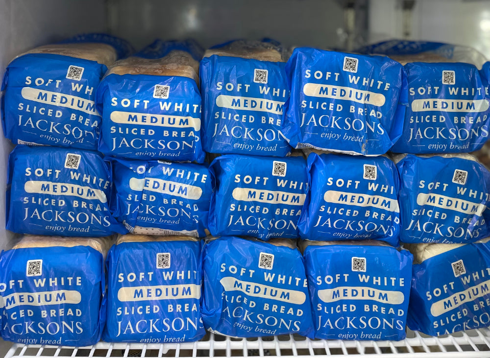 Jacksons White Medium Sliced Bread (1.5lb Ship Weight) *Limit 1 per order*