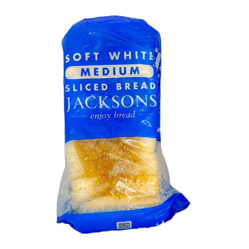 Jacksons White Medium Sliced Bread (1.5lb Ship Weight) *Limit 1 per order*