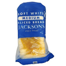 Jacksons White Medium Sliced Bread (1.5lb Ship Weight) *Limit 1 per order*