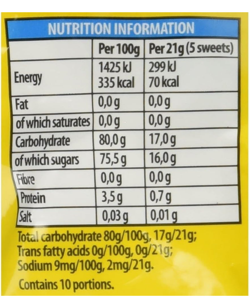 Maynards Bassett Jelly Babies Bag contains 165g of fruity candies, these chewy treats are perfect for snacking on-the-go. Made with real fruit juice, you can enjoy a burst of flavor with every bite. T<span data-mce-fragment="1">hese Jelly Babies are the most popular Jelly Baby candy in England.</span>