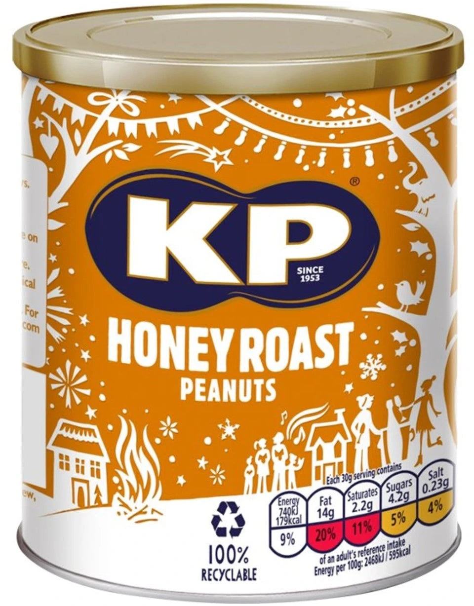 KP Honey Roasted Peanuts Caddy 375g