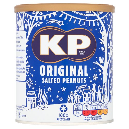 KP Original Salted Peanuts Caddy 375g
