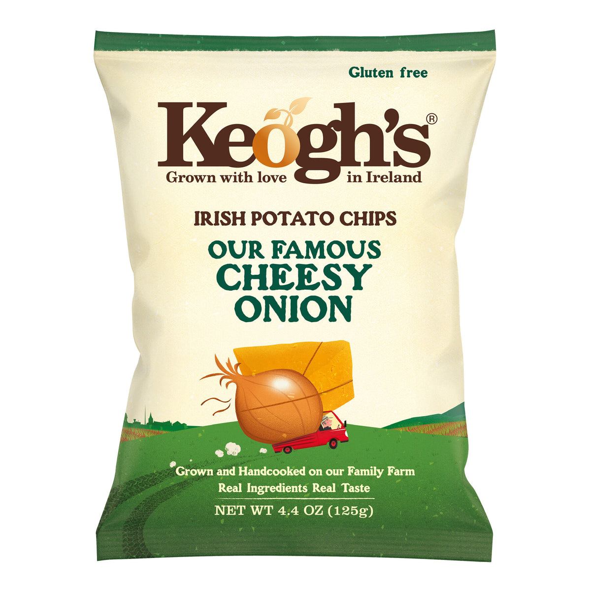 Keogh's Famous Cheesy Onion Crisps 125g