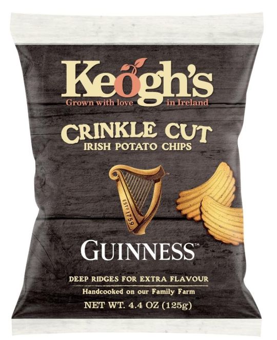 Keogh's Guinness Crinkle Cut Crisps 125g