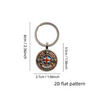 Key Ring. Union Jack London England (designs may vary)