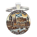 Key Ring - Edinburgh Scotland (2" x 1")