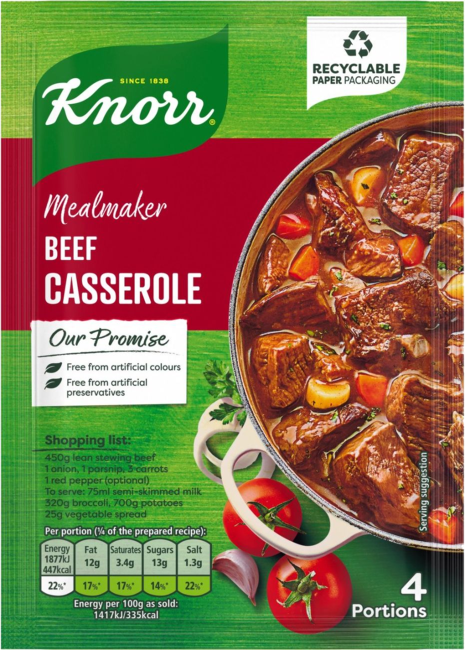 Knorr Beef Casserole Mix 48g