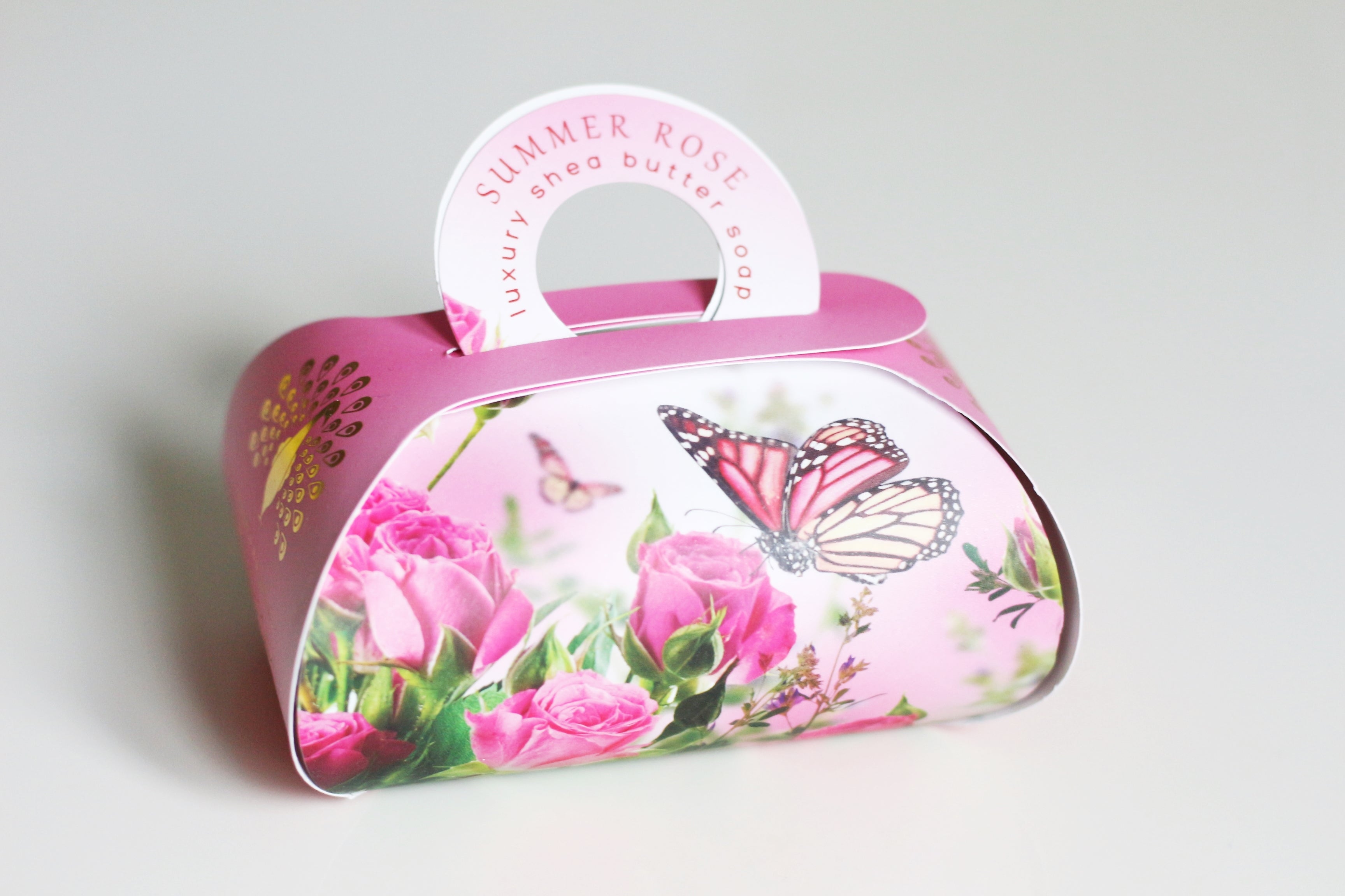 English Soap Company Summer Rose Gift Soap 260g
