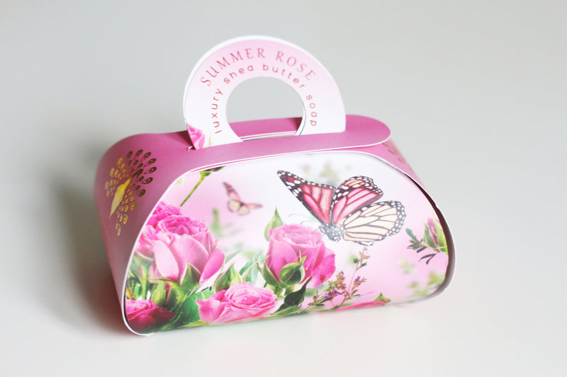 English Soap Company Summer Rose Gift Soap 260g