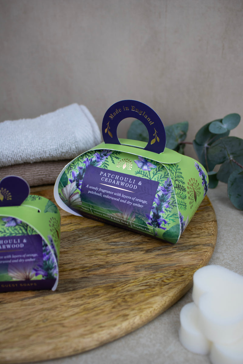 English Soap Company Patchouli & Cedarwood Gift Soap 260g