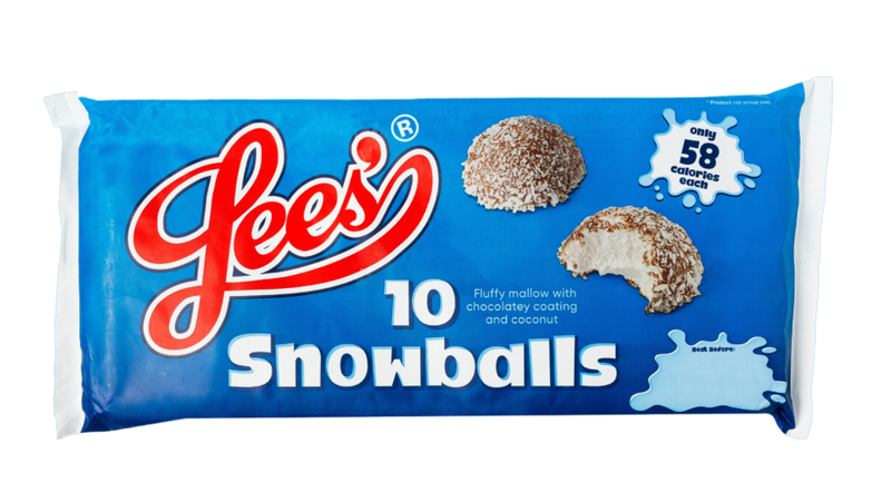 Lees' Of Scotland Snowballs, 10pk 143g