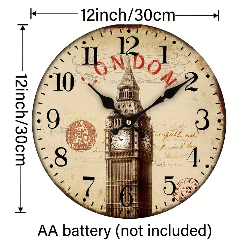 UK London Big Ben British Clock 12"