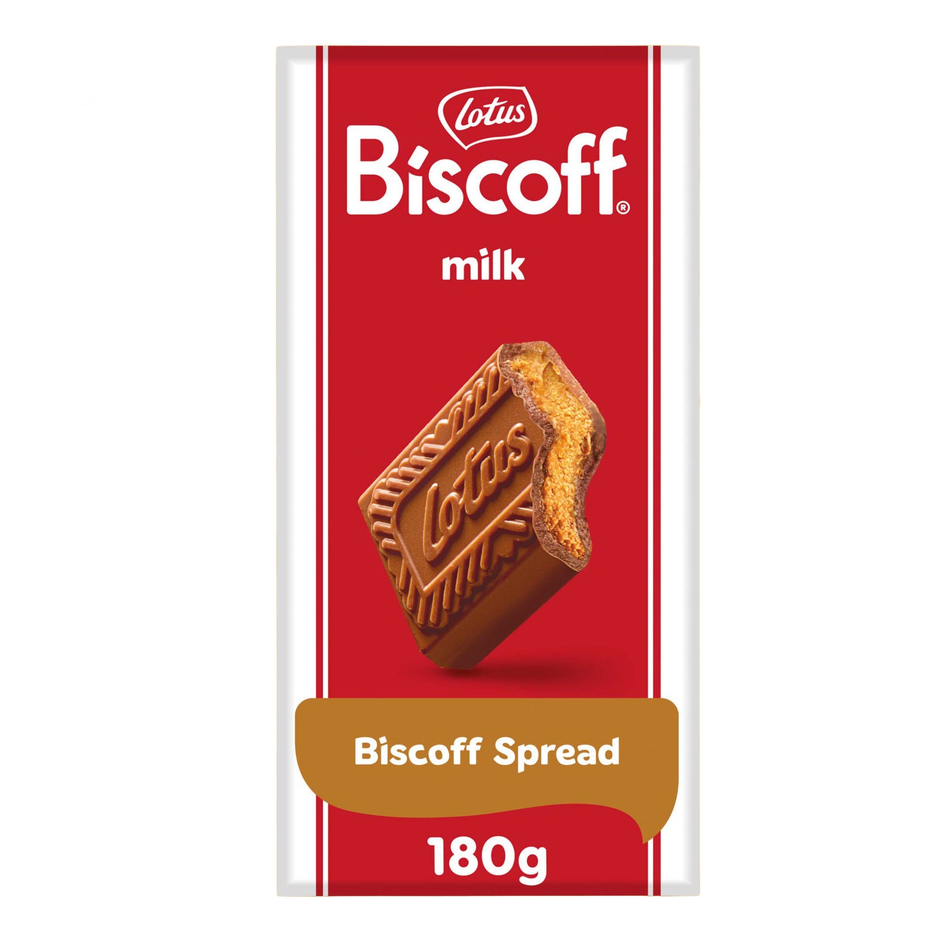 Lotus Biscoff Milk Chocolate Bar 180g
