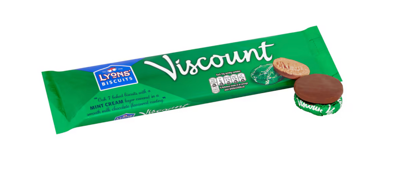 Lyons Viscount Mint Biscuits 7pk 98g