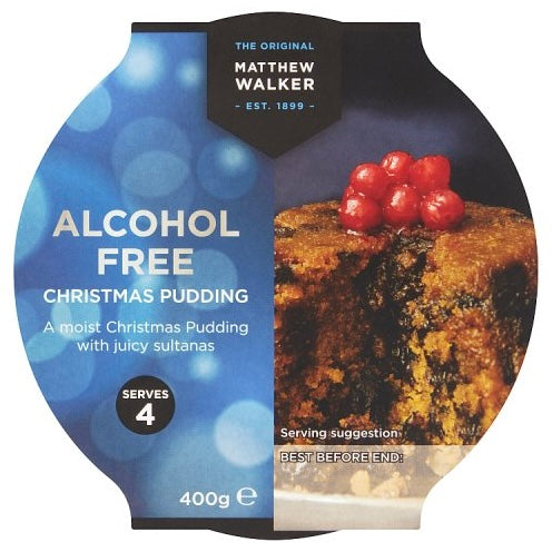 Matthew Walker Alcohol & Nut Free Christmas Pudding 400g (Best Before April 2026)