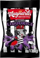 Maynards Bassetts Black & White Liquorice Mix 130g (Limited Edition)