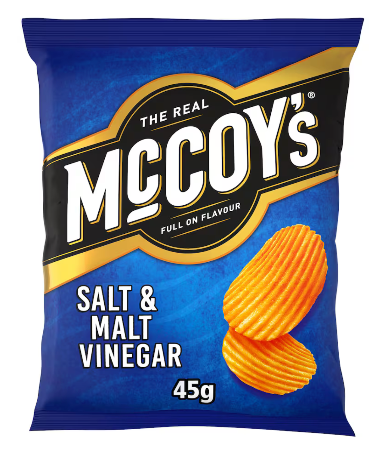 McCoy's Salt & Malt Vinegar Flavor Crisps Grab Bag 45g