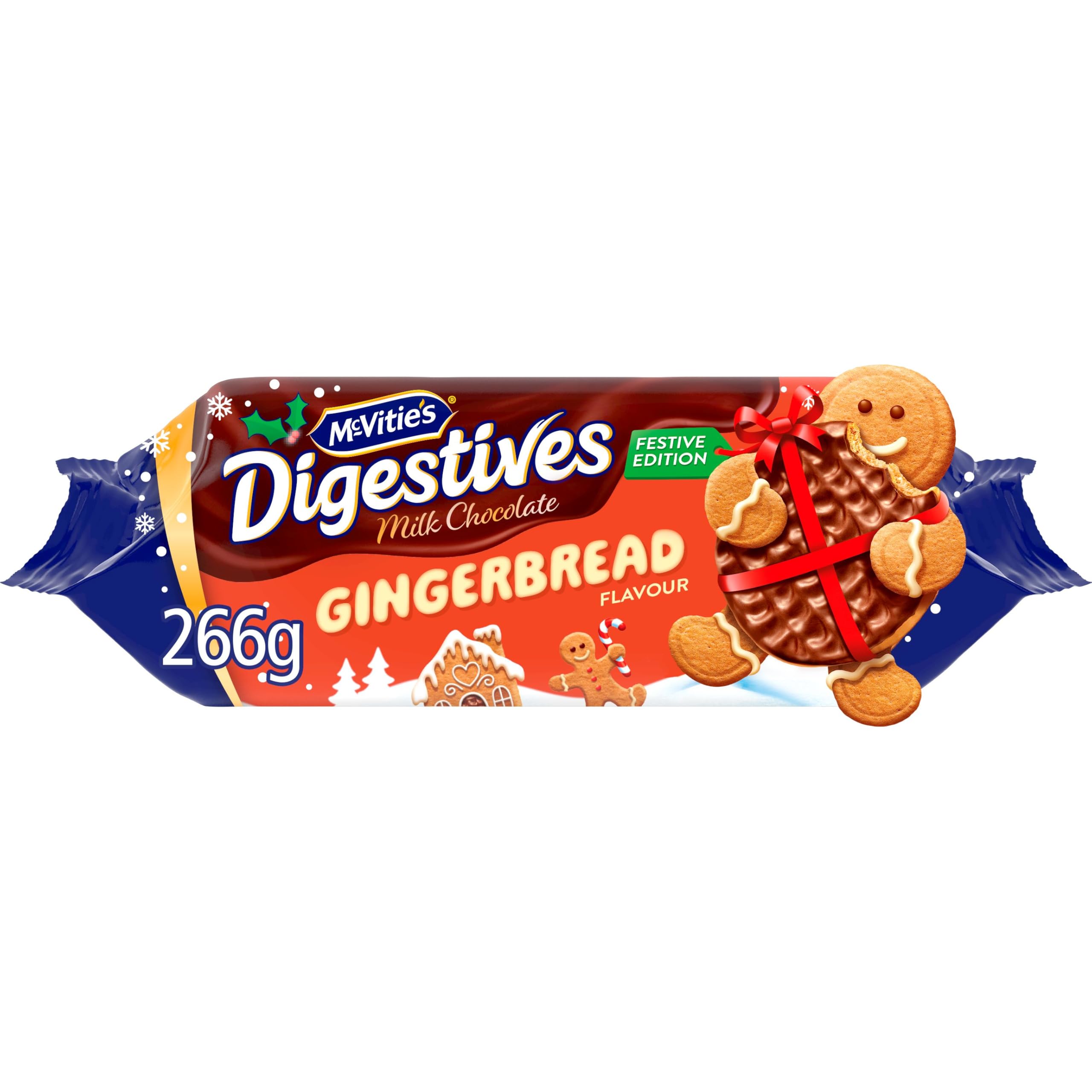 McVitie's Gingerbread Chocolate Digestives Biscuits 266g