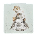Compact Mirror Rabbit, Guinea Pig, Hamster (Piggy in the Mirror)