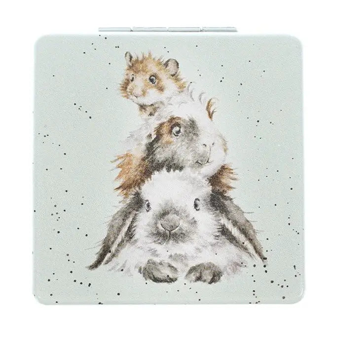 Compact Mirror Rabbit, Guinea Pig, Hamster (Piggy in the Mirror)