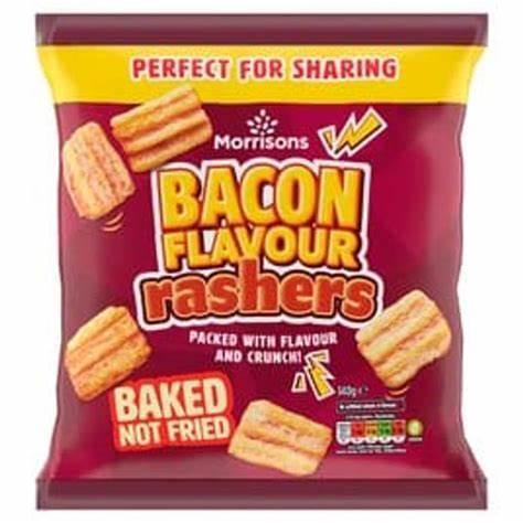 Morrisons Bacon Rashers Crisps 140g