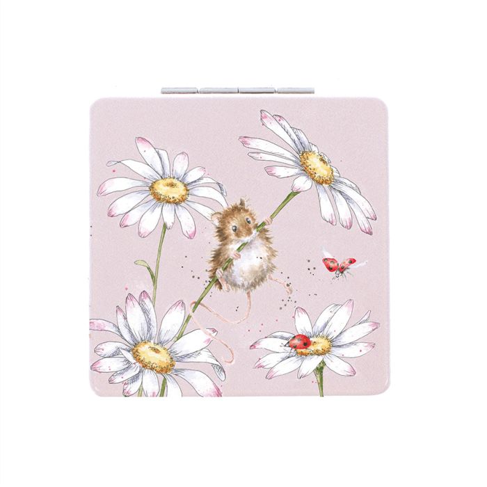 Compact Mirror Mouse 'Oops a Daisy'