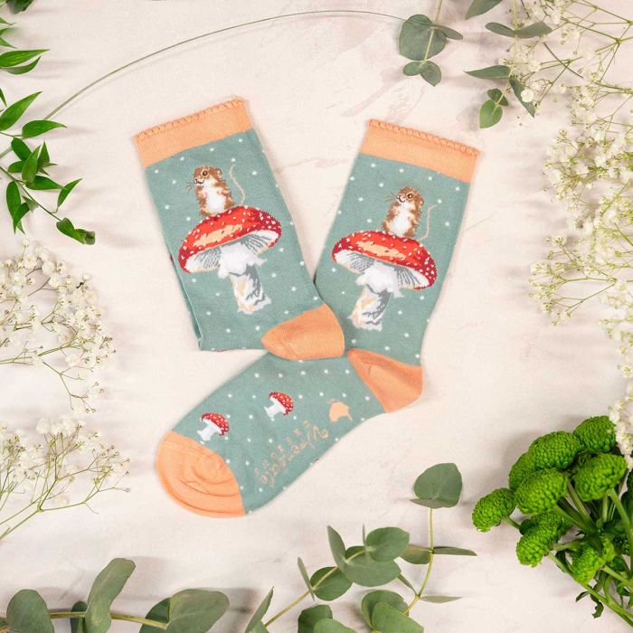Socks Ladies  - Mouse: He's a Fungi