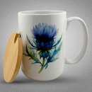 Mug 15oz - Custom Made Thistle Blue