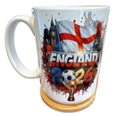 Mug 15oz Handmade Design - England Football and Flag 2026