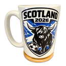 Mug 15oz Handmade Design - Scotland Football Highland Cow 2026