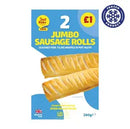 Jumbo No Meat Sausage Rolls 2pk