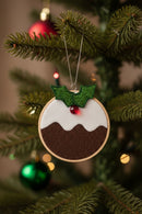 #55 Tinker Tailor Velvet Christmas Pudding Ornament.