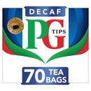 PG Tips Decaf Pyramid Teabags 70ct (200g). ( best before date Oct 2025)