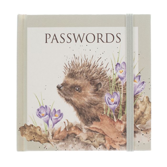 Password Book Hedgehog 'New Beginnings'